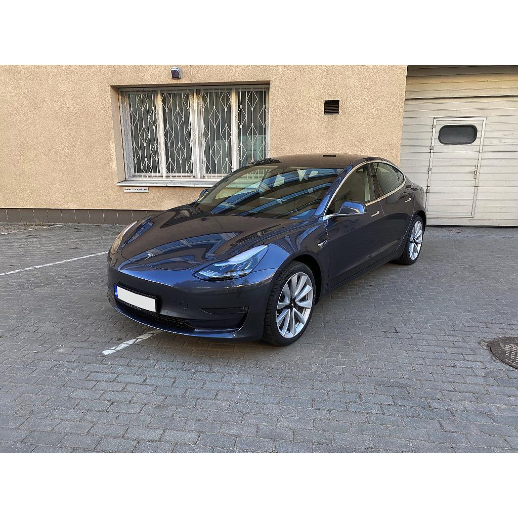 Электромобиль Tesla Model 3, LR, D, Серый, 19&quot; Sports диски, Черный премиум интеръер, Автопилот базовый