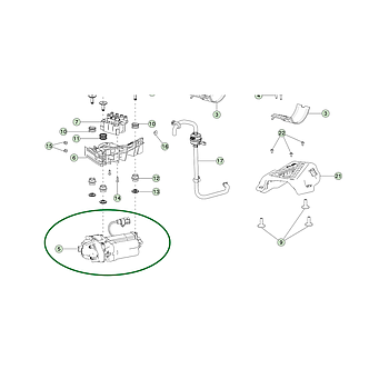 Компрессор для воздушной подвески Model X - 2015-2021