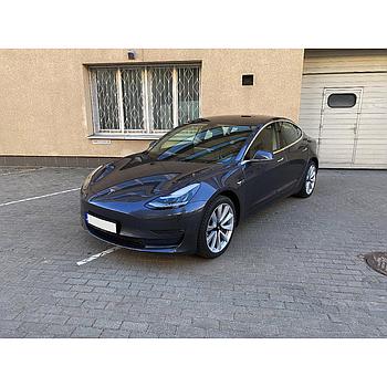 Electric vehicle Tesla Model 3, LR, D, Grey, 19" Sports wheels, Black premium interior, Autopilot basic