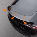 Spoileris bagažinės dangčiui Model Y, slapva karbonas, nuo 2020