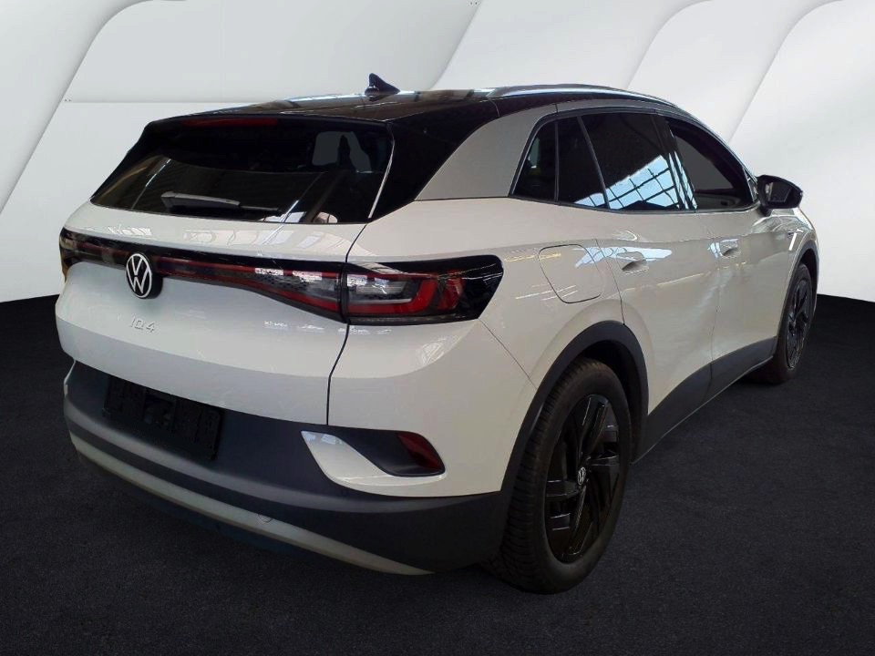 Electric car Volkswagen ID.4 1st - 82/77 kWh battery - White with black - 20&quot; Drammen black wheels - 18000 km - 2020.12.