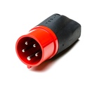 Adapteris raudonas Universaliam Mobiliam Krovikliui 3 fazės 16A Gen1