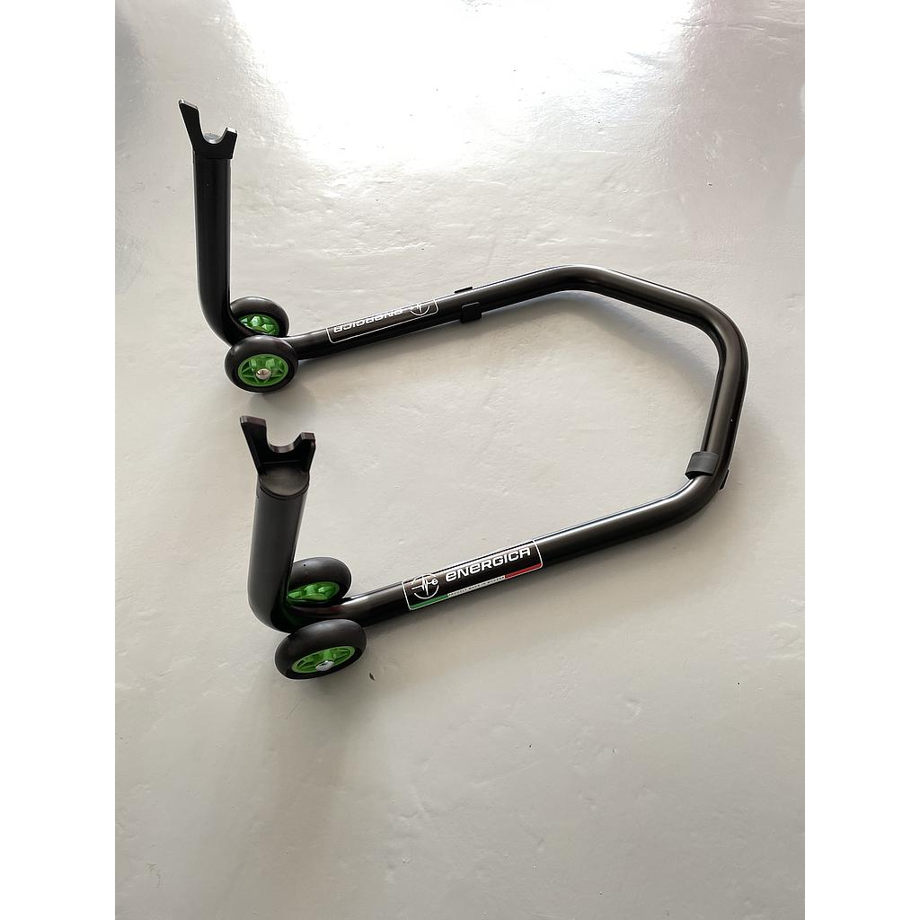 Energica rear stand + ergal bobbins