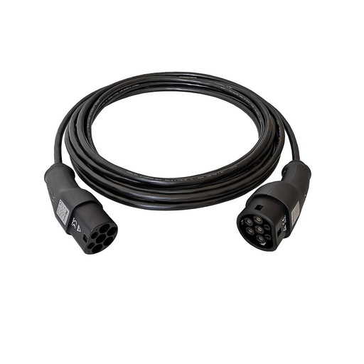 Elektromobilių įkrovimo laidas Type 2 į Type 2 (16A, 3 fazės)