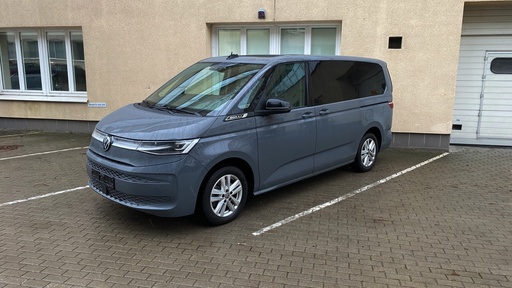 [U_T714F01N0B07A_80000_202203] Automobilis Volkswagen Multivan T7 - 1.4 TSI eHybrid - Long - Benzin/Elektro - 160kW/218HP - Grey - 17" Dundrod Black rims - 80000 km - 2022.03.