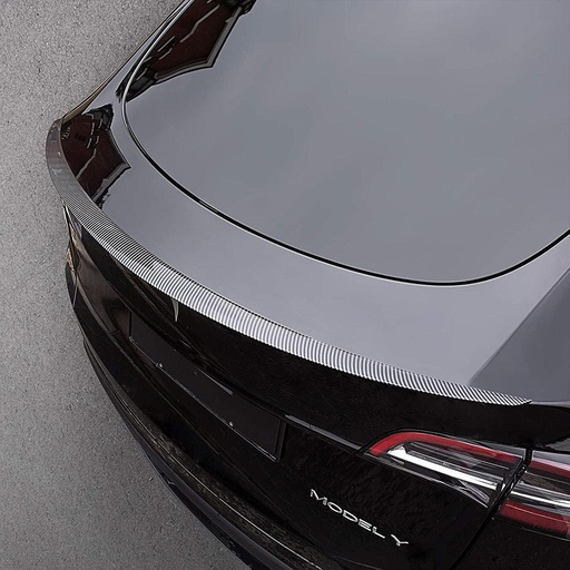 [MY_Spoiler_trunk_carbon_AMAZON] Spoiler on trunk for Model Y, color carbon, from 2020
